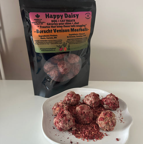 Borscht Venison Meatballs